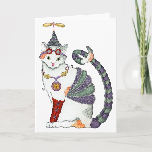 Carte de chat de Steampunk Gretel (Devant)