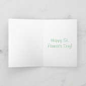 Carte de chat du jour de St Patrick (Intérieur)