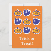 carte de chat orange (Devant)