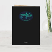 Carte de chat sauvage et libre (Dos)