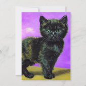 Carte de chat style Van Gogh (Devant)