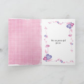 Carte de chat tabby d'amour avec ballon à coeur (Intérieur)