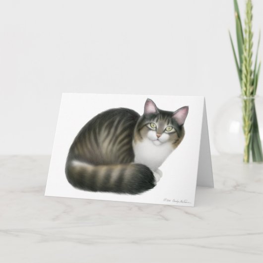 Carte de chat Tabby Friendly (Devant)