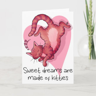 Carte de chat Valentines