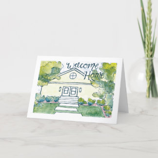 Carte de chauffage domestique aquarelle