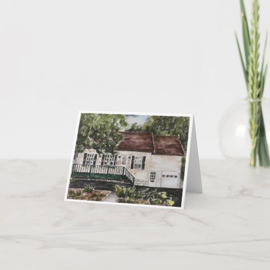 Carte de chauffage domestique aquarelle (Devant)