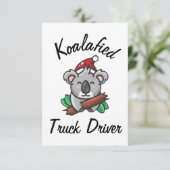 Carte de chauffeur de camion Koalafied (Debout devant)
