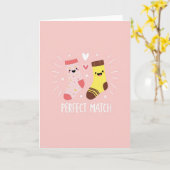 Carte de chaussettes correspondance parfaite (Fleur jaune)