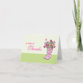 Carte de chaussures de pluie (Devant)