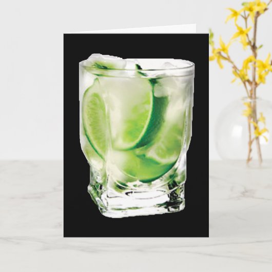 Carte de chaux de vodka (Fleur jaune)