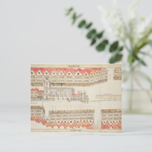 Carte de Cheapside, Londres, 1585 (Debout devant)