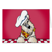 Carte de chef Wheaten Terrier (Devant Horizontal)
