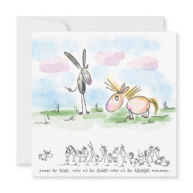 Carte de cheval - Carte de vœux pour les amateurs 