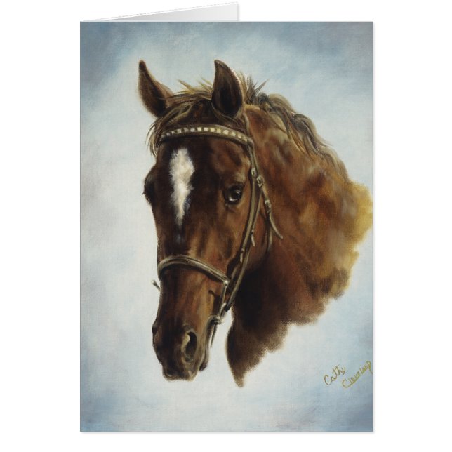 Carte de cheval de représentation (Devant)