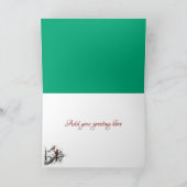 Carte de cheval frison de Paysage d'Hiver (Intérieur)