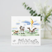 Carte de chevaux – Carte de vœux pour les amoureux (Debout devant)