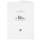 Carte de chèvre (Dos)