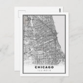 Carte de Chicago (Devant / Derrière)
