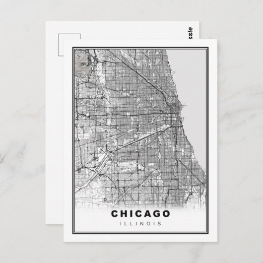 Carte de Chicago (Devant / Derrière)