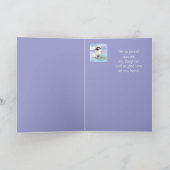 Carte de Chickadee d'anniversaire de fille (Intérieur)