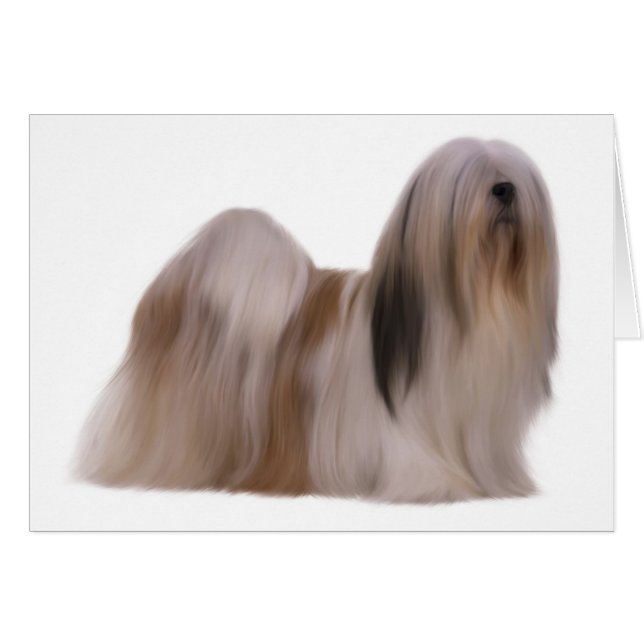 Carte de chien (Devant horizontal)