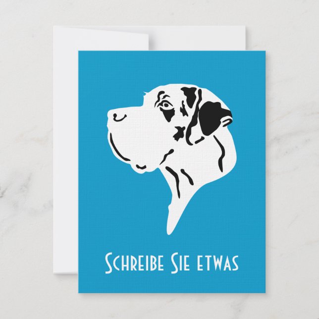 Carte de chien à étiqueter (Devant)