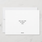 Carte de chien de Carlin de Noël (Dos)