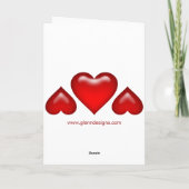 Carte de chien de Saint-Valentin (Dos)