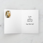 Carte de chien détendue pour la fête des mères de (Intérieur)