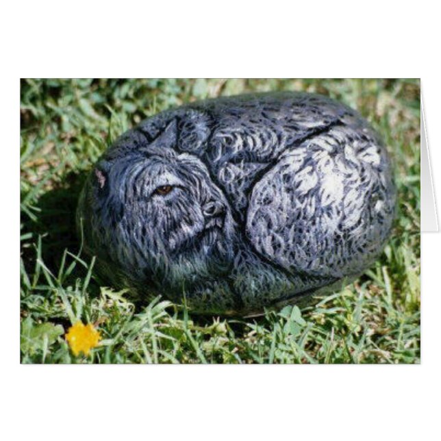 Carte de chien "Sheba" (Devant horizontal)