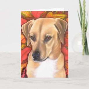 Carte de chienchien de vacances