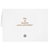 CARTE DE CHIENS (Dos Horizontal)