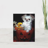 Carte de chiot de Halloween (Devant)
