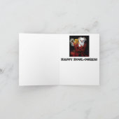 Carte de chiot de Halloween (Intérieur)