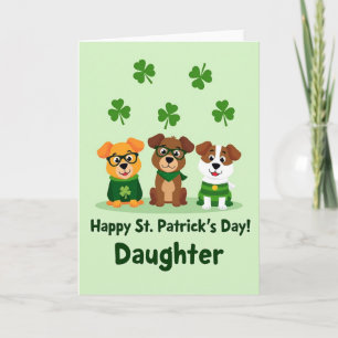 Carte de chiots de la Saint-Patrick