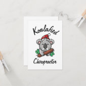 Carte de chiropracteur Koafifié (Devant/Arrière en situation)