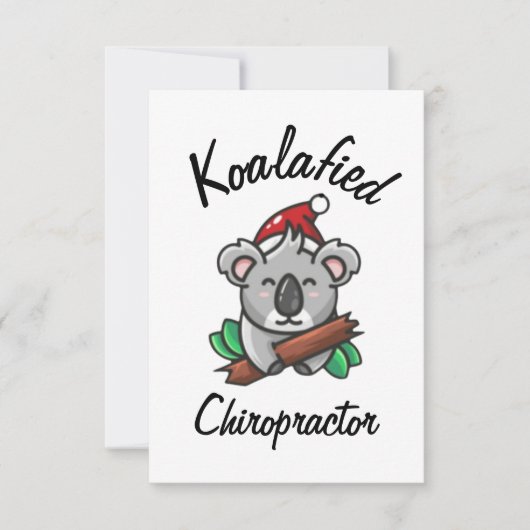 Carte de chiropracteur Koalafied (Devant)