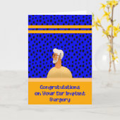 Carte de chirurgie Cochlear Oreille Implant (Fleur jaune)