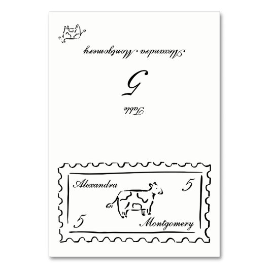 Carte de choix de repas à l'illustration manuelle (Par défaut)