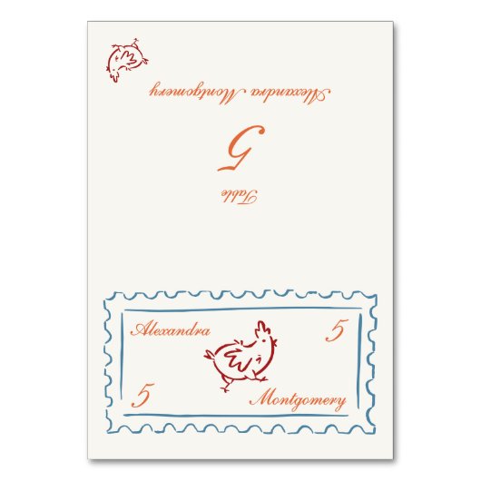 Carte de choix de repas à l'illustration manuscrit (Par défaut)