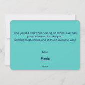 Carte de Chouette blanche (Dos)