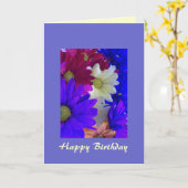 Carte de chrétien de joyeux anniversaire (Fleur jaune)