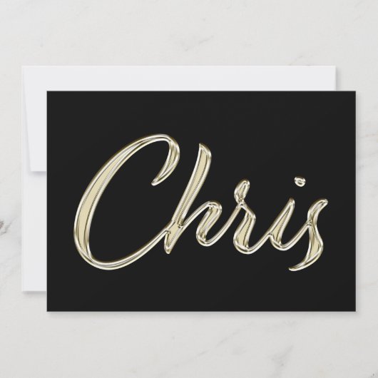 Carte de Chris White Gold (Devant)