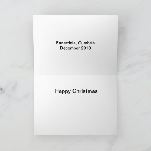 Carte de Chrismas (Intérieur)