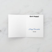 Carte de Chrismukkah homme en pain d'épices juif (Intérieur)