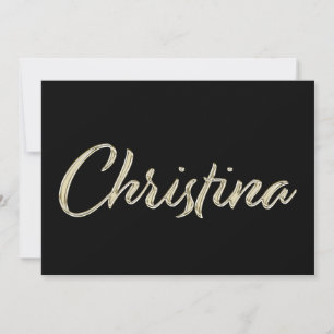 Carte de Christina white gold
