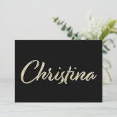 Carte de Christina white gold (Debout devant)