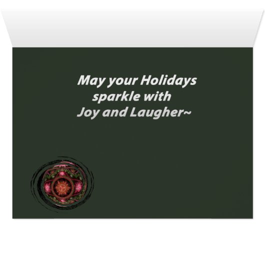 Carte de Christmas (Intérieur Horizontal (Bas))