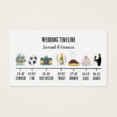 Carte de chronologie du Mariage d'icône moderne (Devant)