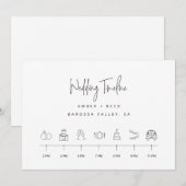 Carte de chronologie Mariage des icônes modernes O (Devant / Derrière)